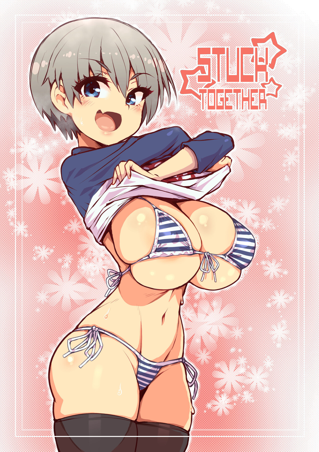 Hentai Manga Comic-Stuck Together - Uzaki-chan - FANBOOK-Read-12